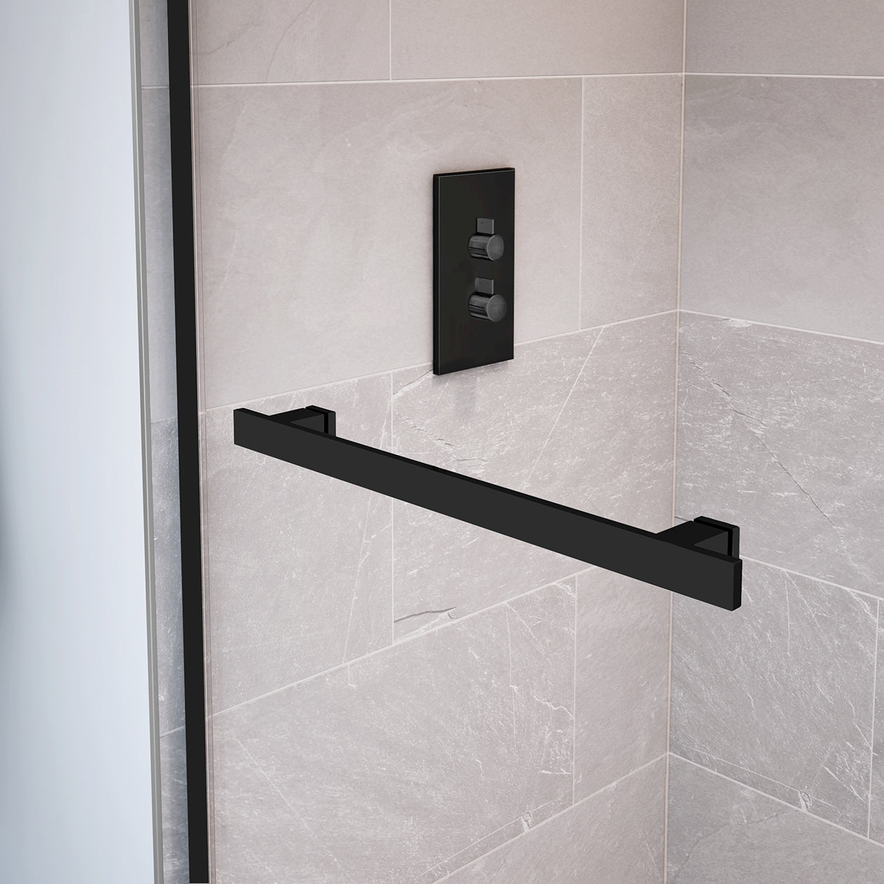 Maax Duel 56-59 x 55 ½ x 59 in. 8 mm Bypass Tub Door for Alcove Installation with Clear glass