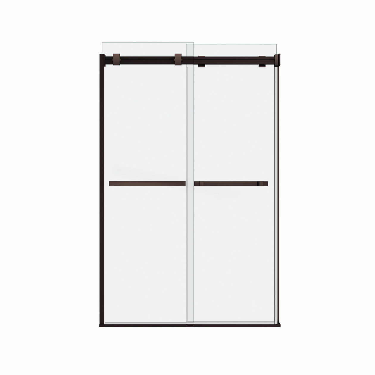 Maax Duel 44-47 x 70 ½-74 in. 8 mm Bypass Shower Door