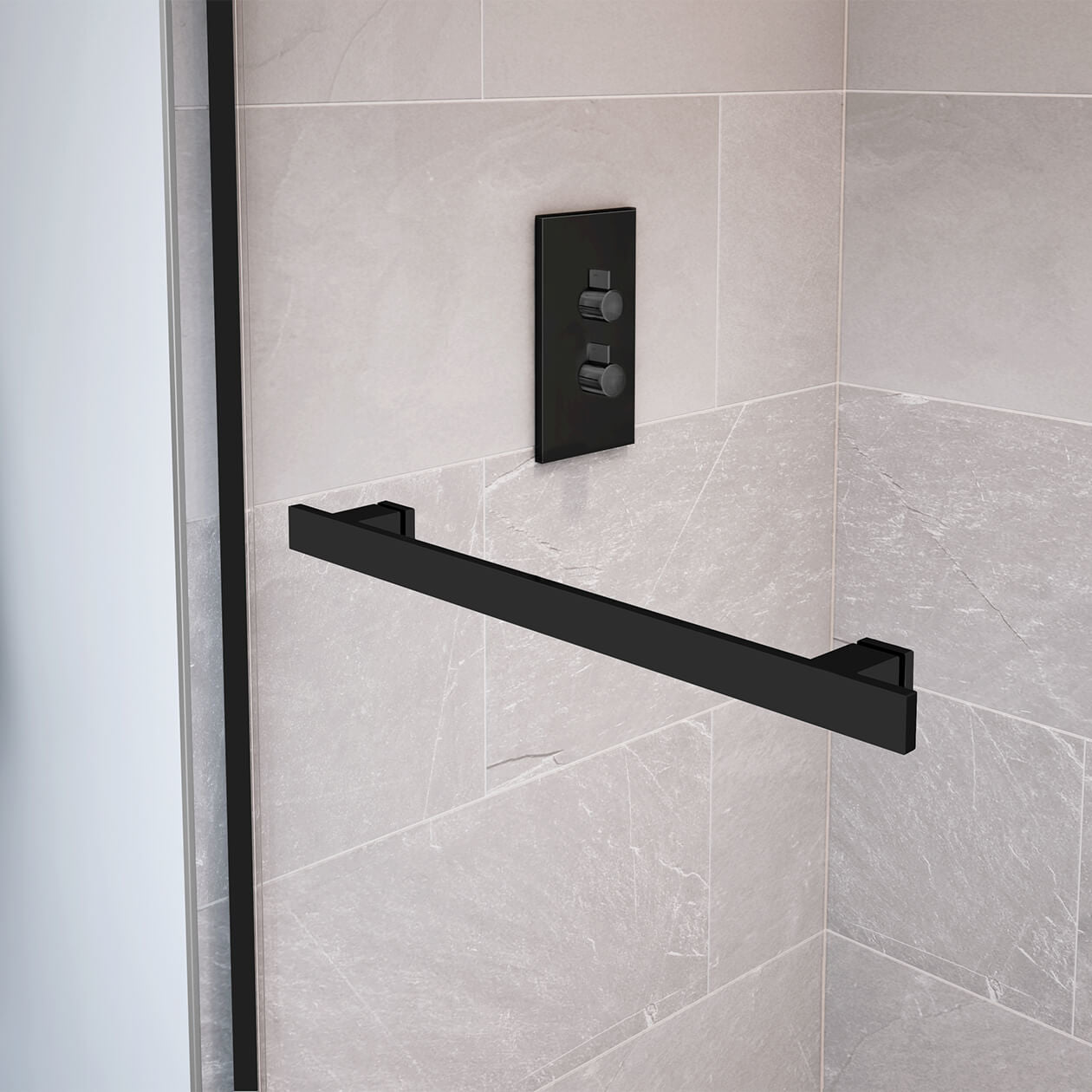 Maax Duel 44-47 x 70 ½-74 in. 8 mm Bypass Shower Door