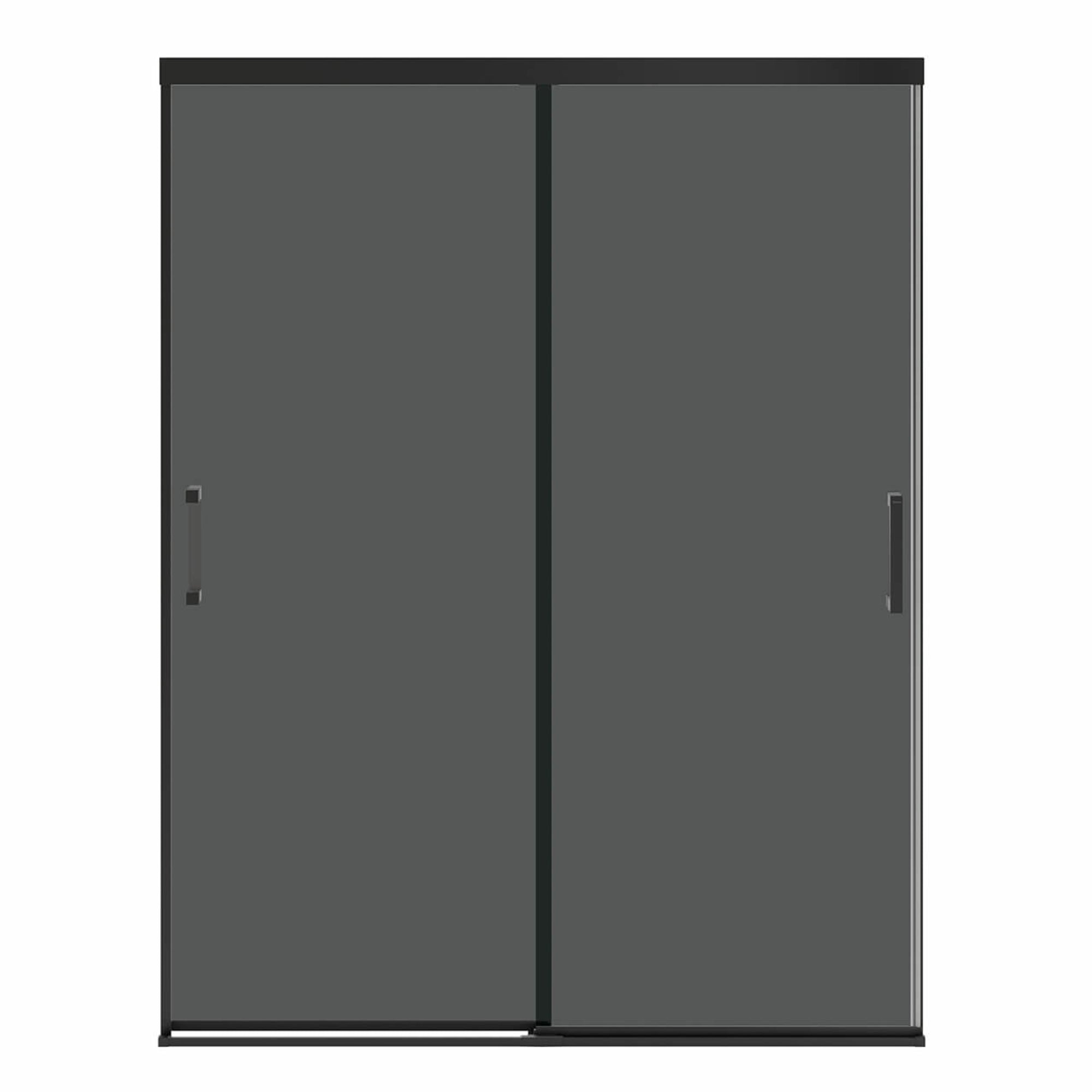 Maax Incognito 76 Smoke 56-59 x 76 in. 8mm Bypass Shower Door