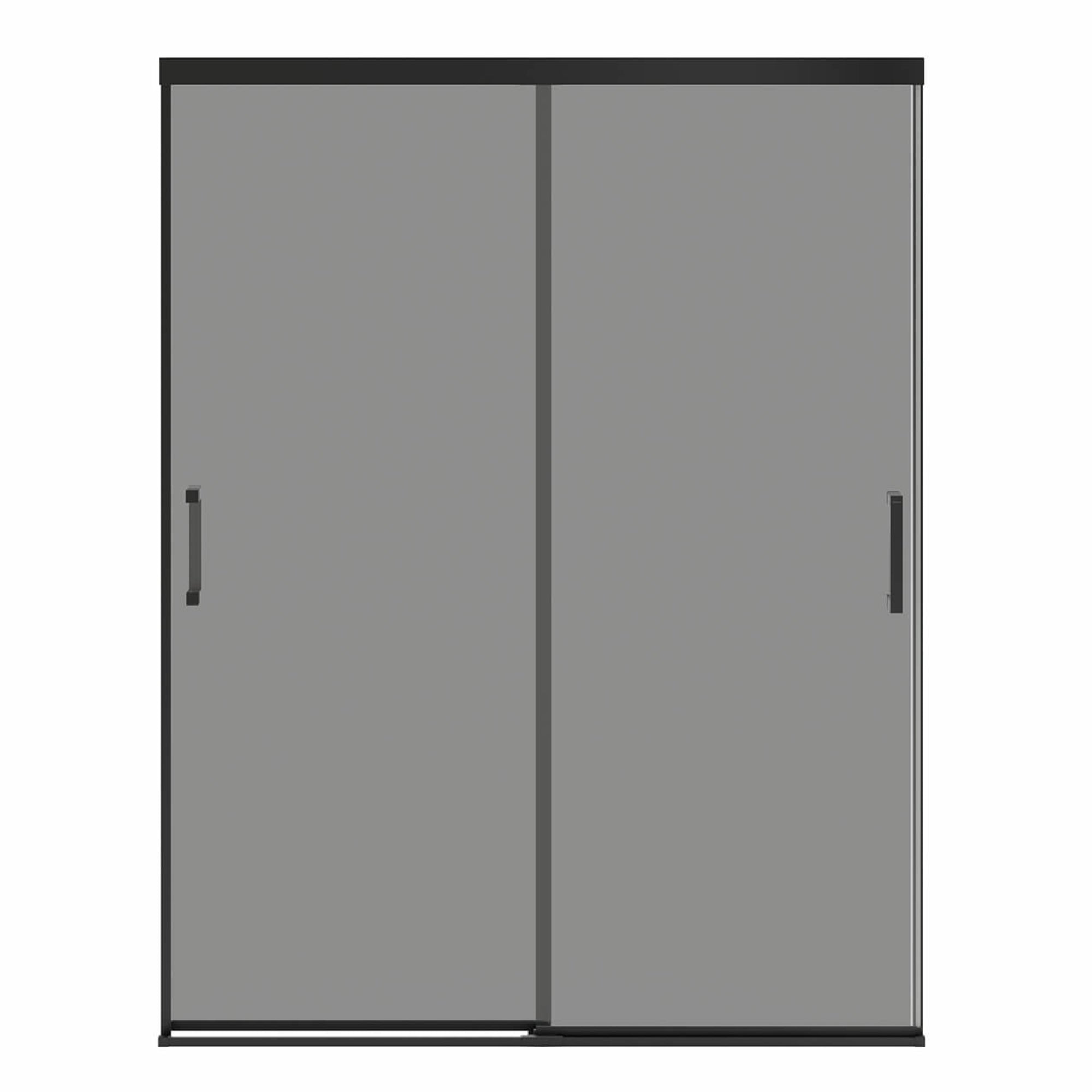 Maax Incognito 76 Smoke 56-59 x 76 in. 8mm Bypass Shower Door