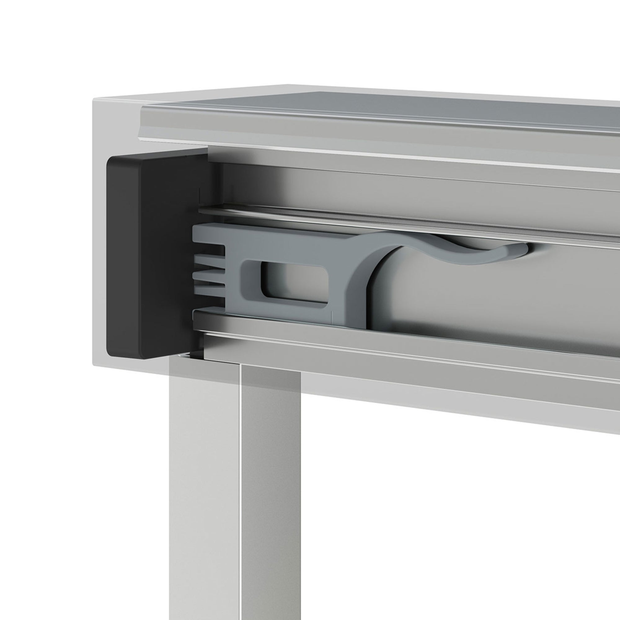 Maax Incognito 76 Smoke 56-59 x 76 in. 8mm Bypass Shower Door