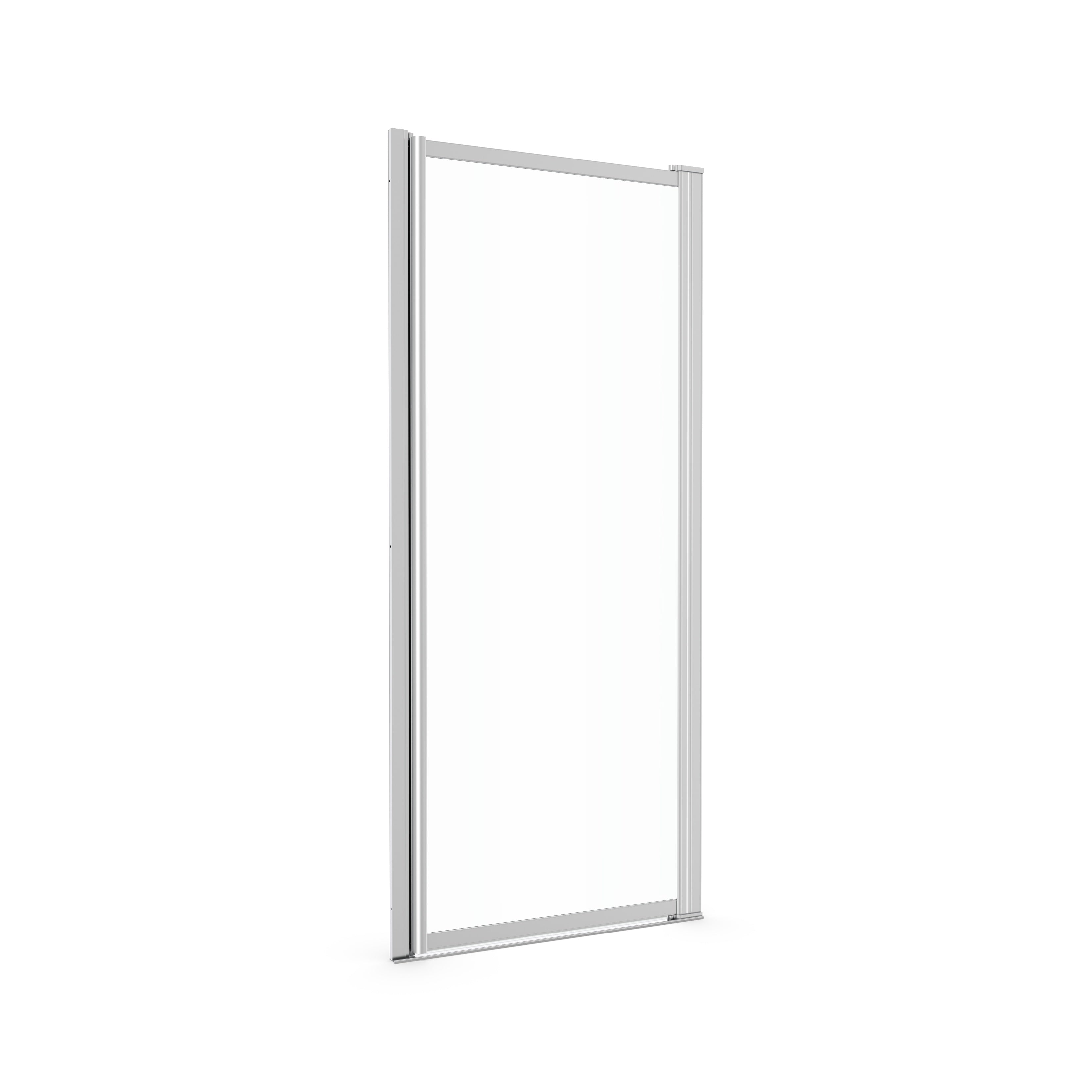 Maax Pivolok 27-28 ¾ x 64 ½ in. Pivot Shower Door for Alcove Installation with Raindrop glass