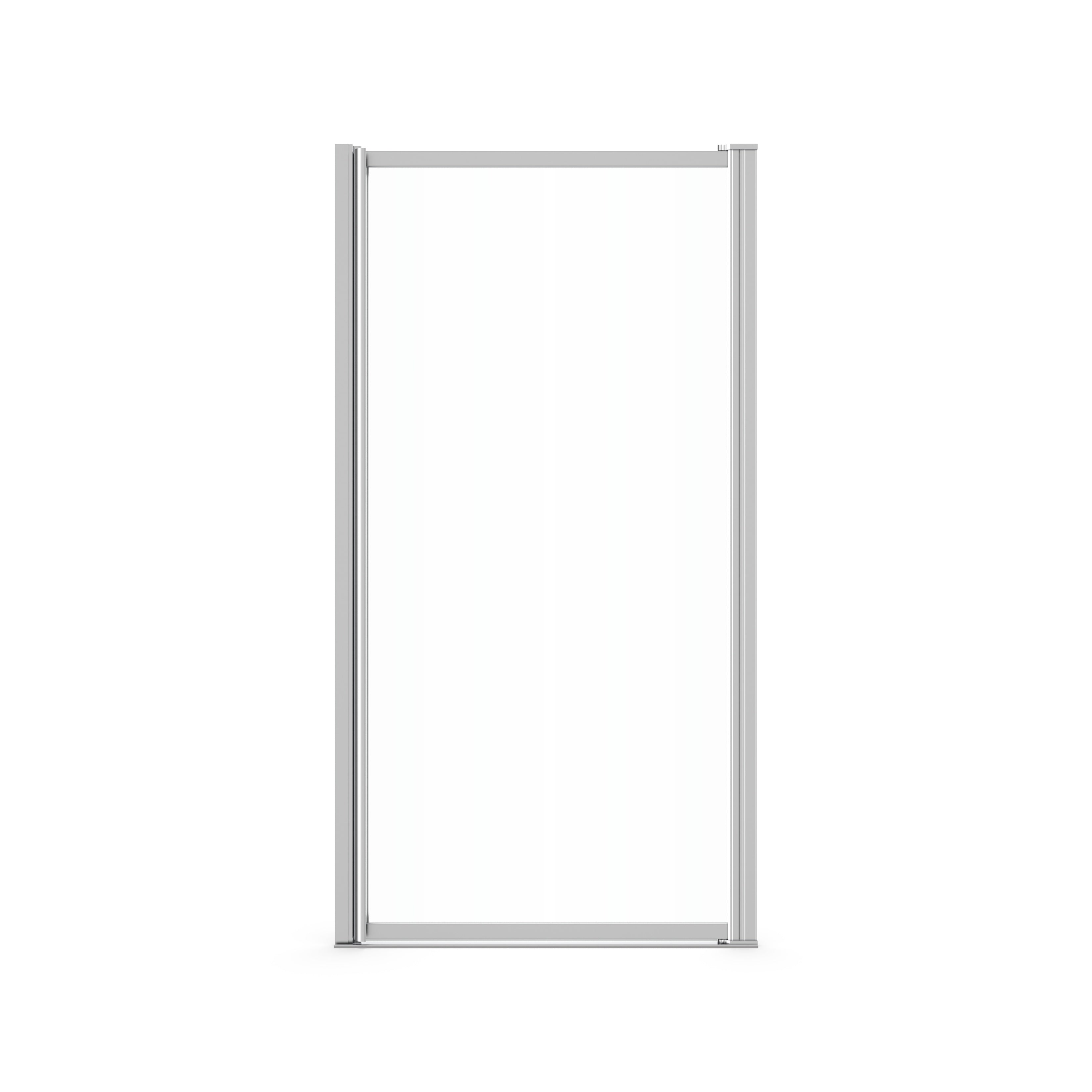 Maax Pivolok 33-34 ¾ x 64 ½ in. Pivot Shower Door for Alcove Installation with glass