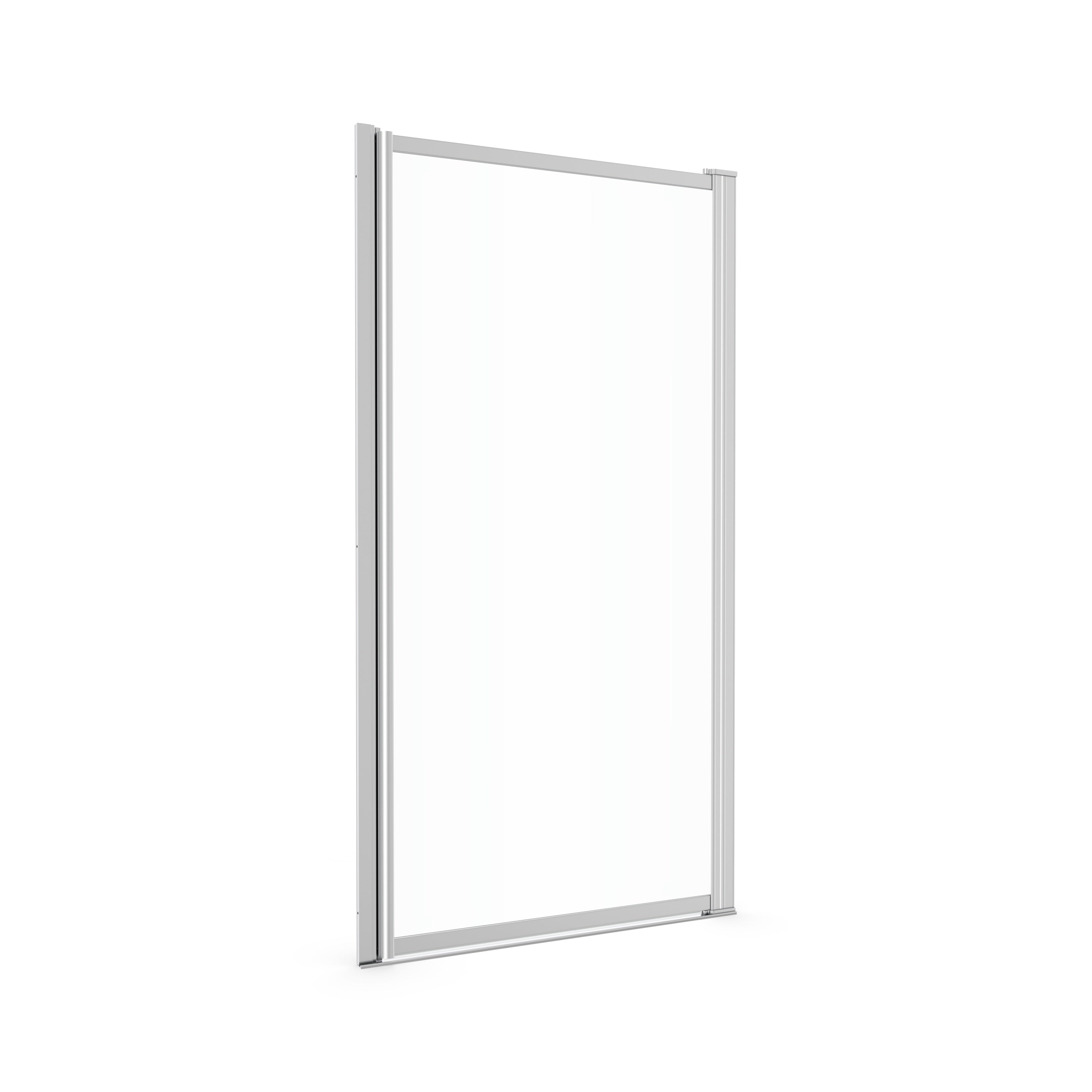 Maax Pivolok 33-34 ¾ x 64 ½ in. Pivot Shower Door for Alcove Installation with glass