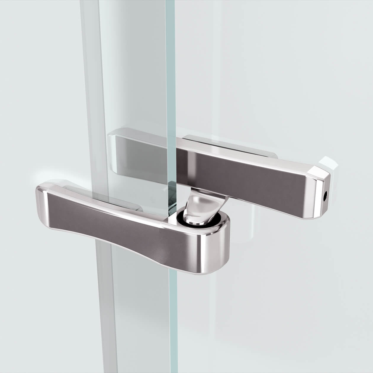 Maax Reveal 71 44-47 x 71 ½ in. 8mm Pivot Shower Door for Alcove Installation with Clear glass