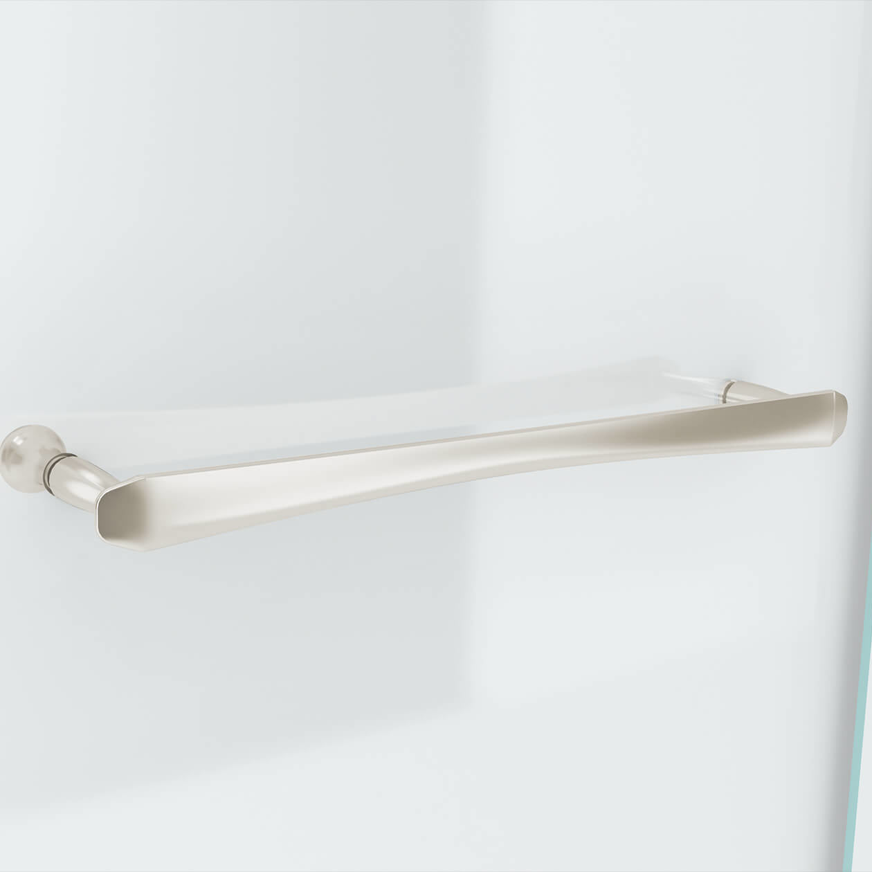 Maax Reveal 71 44-47 x 71 ½ in. 8mm Pivot Shower Door for Alcove Installation with Clear glass