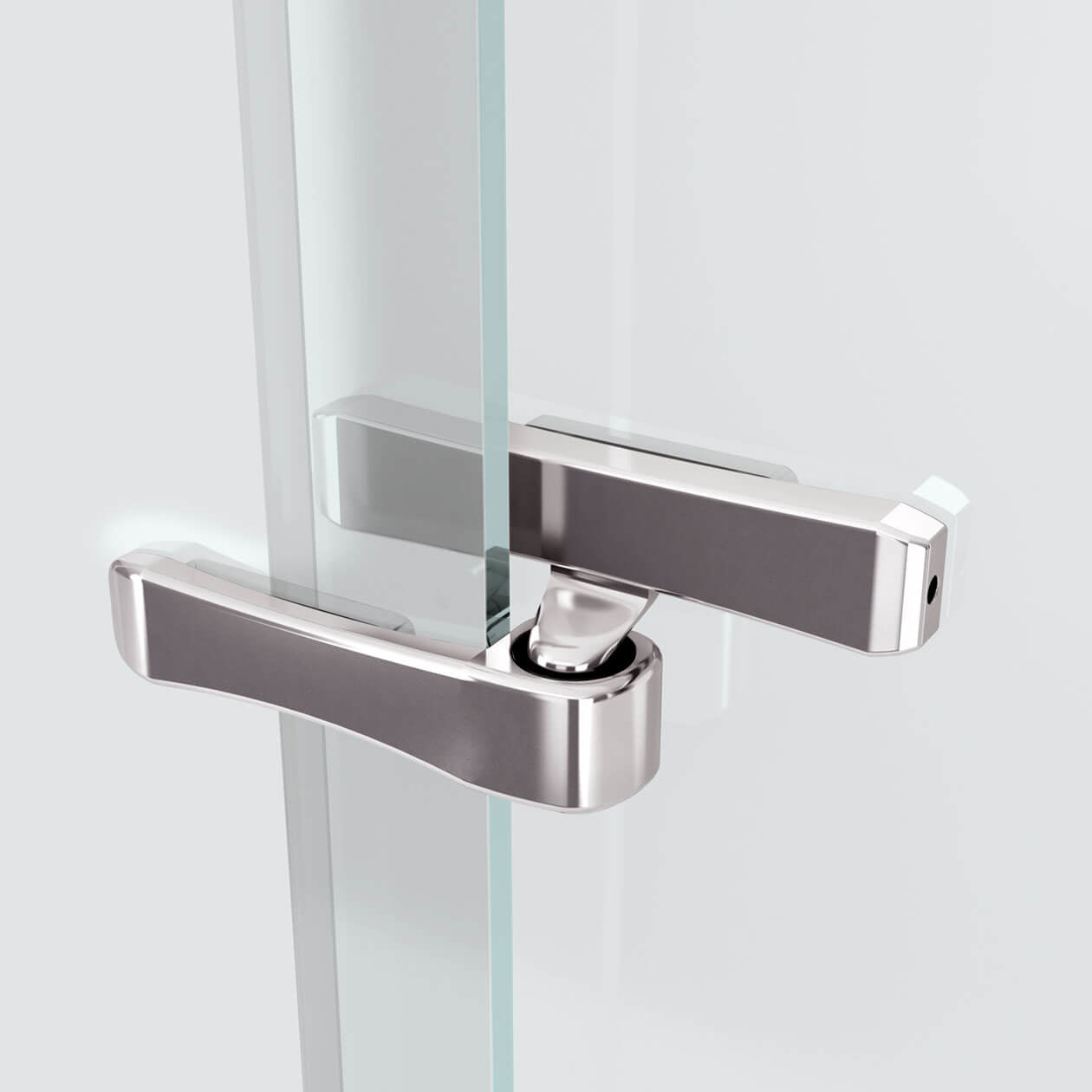 Maax Reveal 71 56-59 x 71 ½ in. 8mm Pivot Shower Door for Alcove Installation with Clear glass