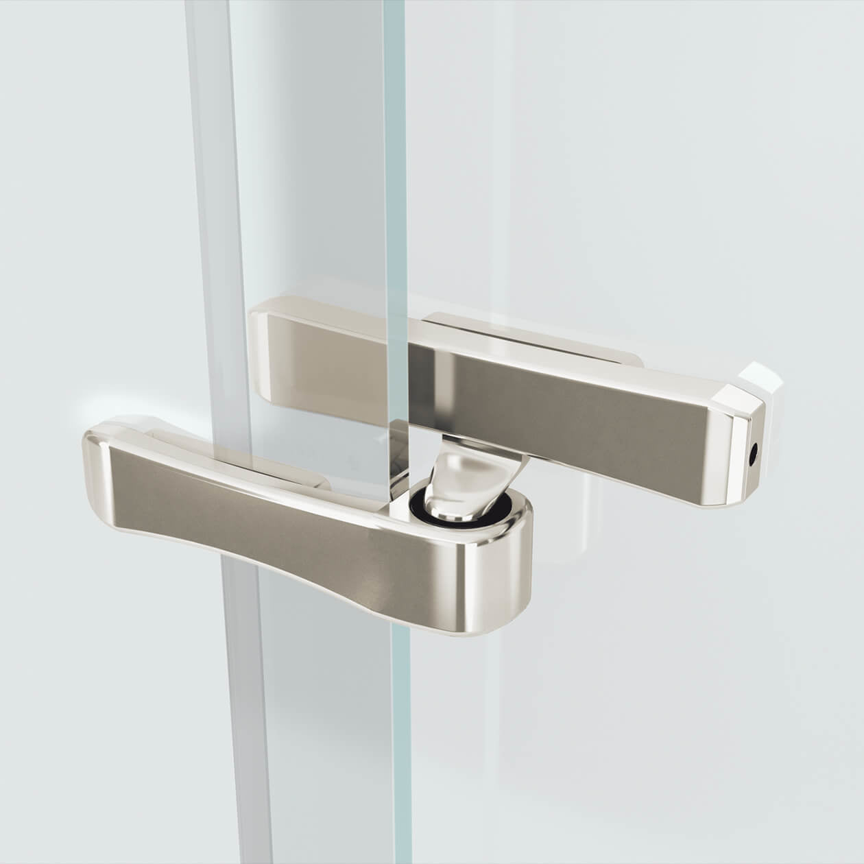 Maax Reveal 71 56-59 x 71 ½ in. 8mm Pivot Shower Door for Alcove Installation with Clear glass