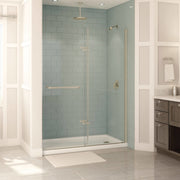 Maax Reveal 71 56-59 x 71 ½ in. 8mm Pivot Shower Door for Alcove Installation with Clear glass