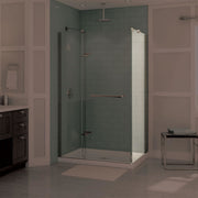 Maax Reveal 71 Return Panel for 34 in. Base with Clear glass