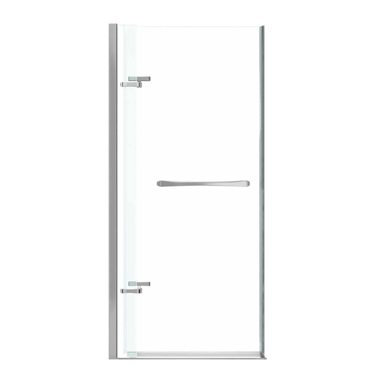Maax Reveal 71 32 ½-35 ½ x 71 ½ in. 8mm Pivot Shower Door for Alcove Installation with Clear glass