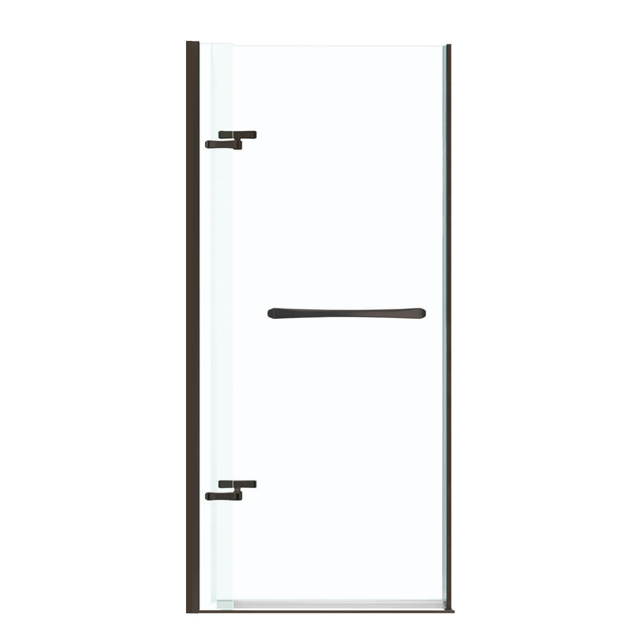 Maax Reveal 71 32 ½-35 ½ x 71 ½ in. 8mm Pivot Shower Door for Alcove Installation with Clear glass