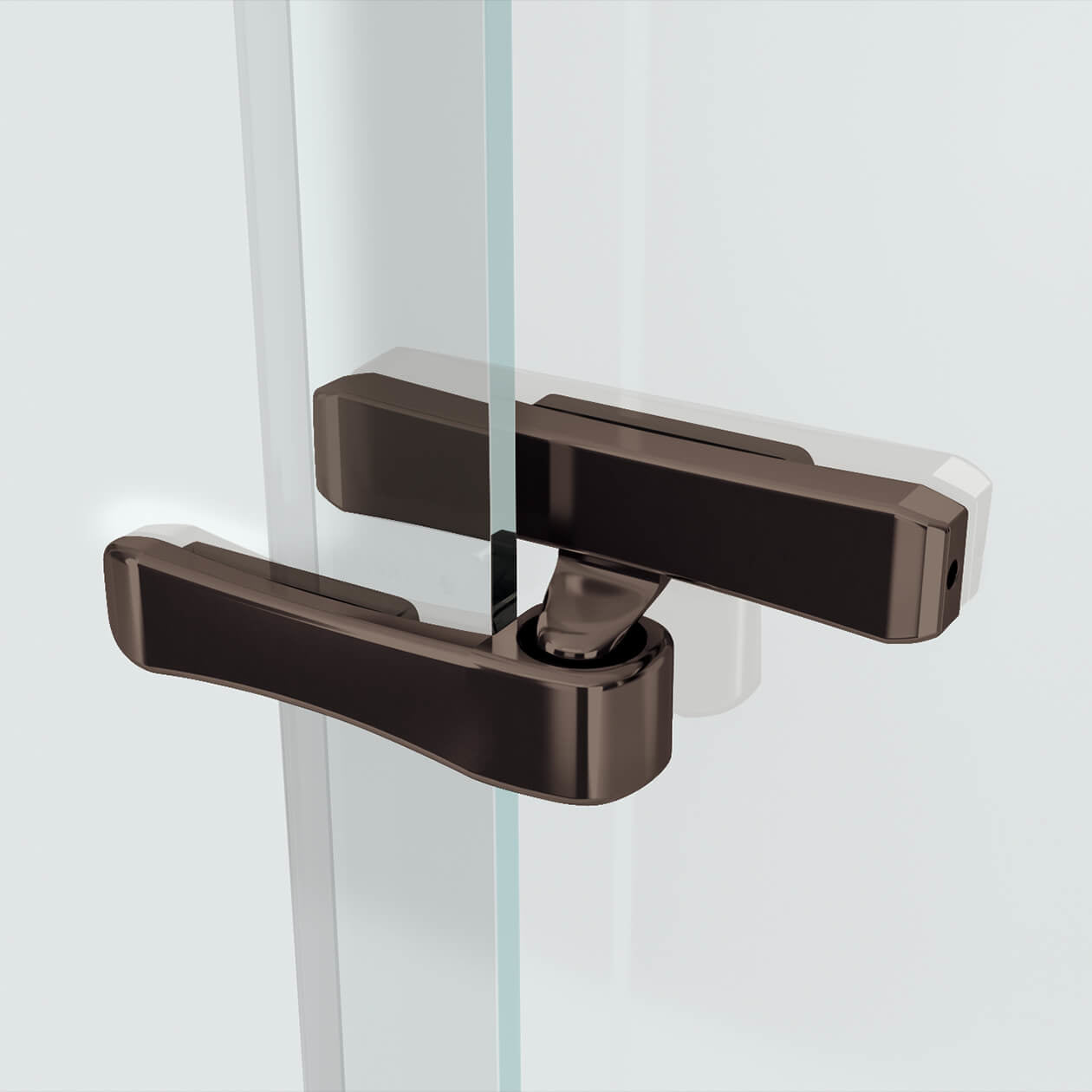 Maax Reveal 71 32 ½-35 ½ x 71 ½ in. 8mm Pivot Shower Door for Alcove Installation with Clear glass