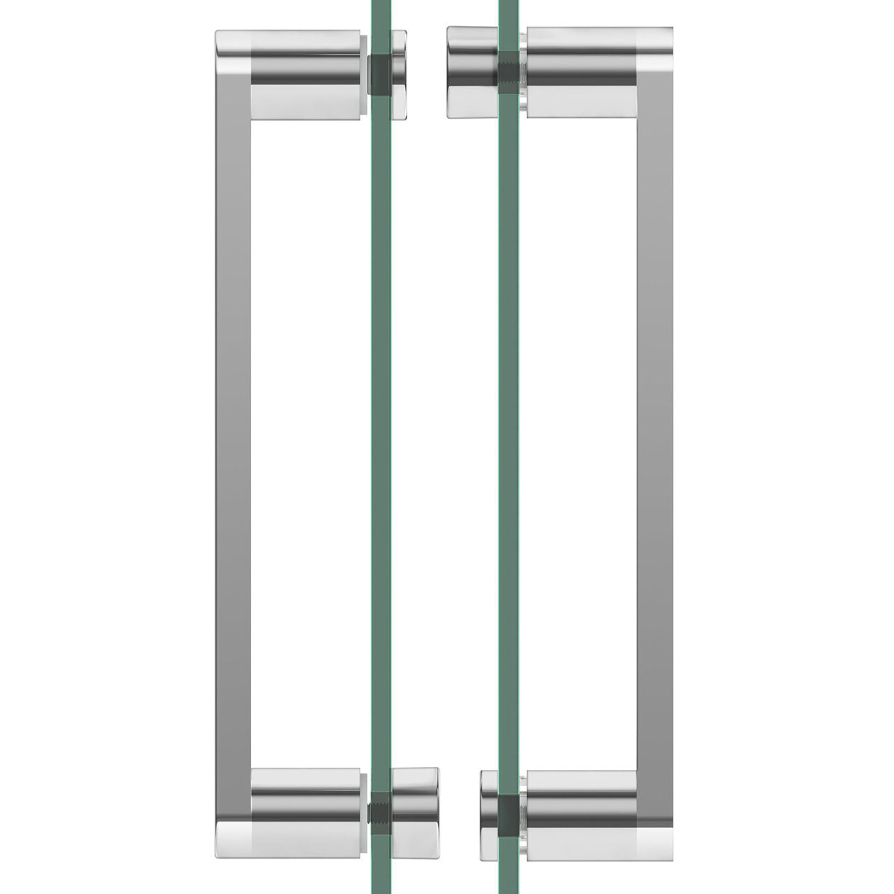 Maax Revelation Round 56-59 in. x 70 ½-73 in. 6 mm Bypass Shower Door for Alcove Installation with Clear glass