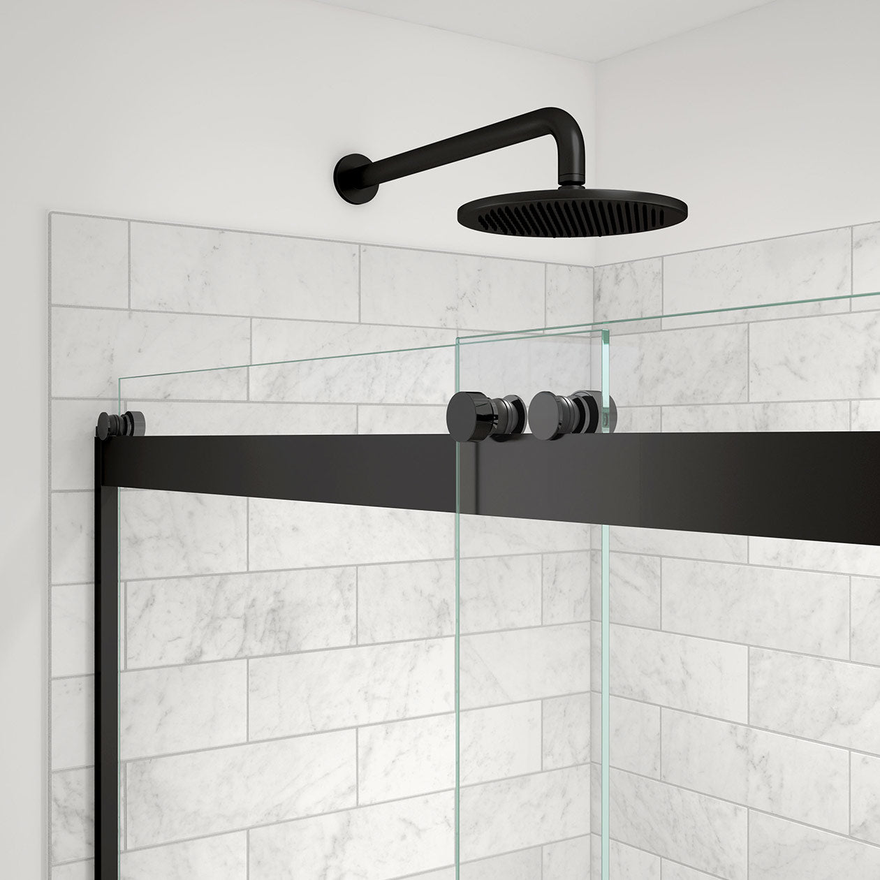 Maax Revelation Round 56-59 x 56 ¾-59 ¼ in. 8mm Bypass Tub Door