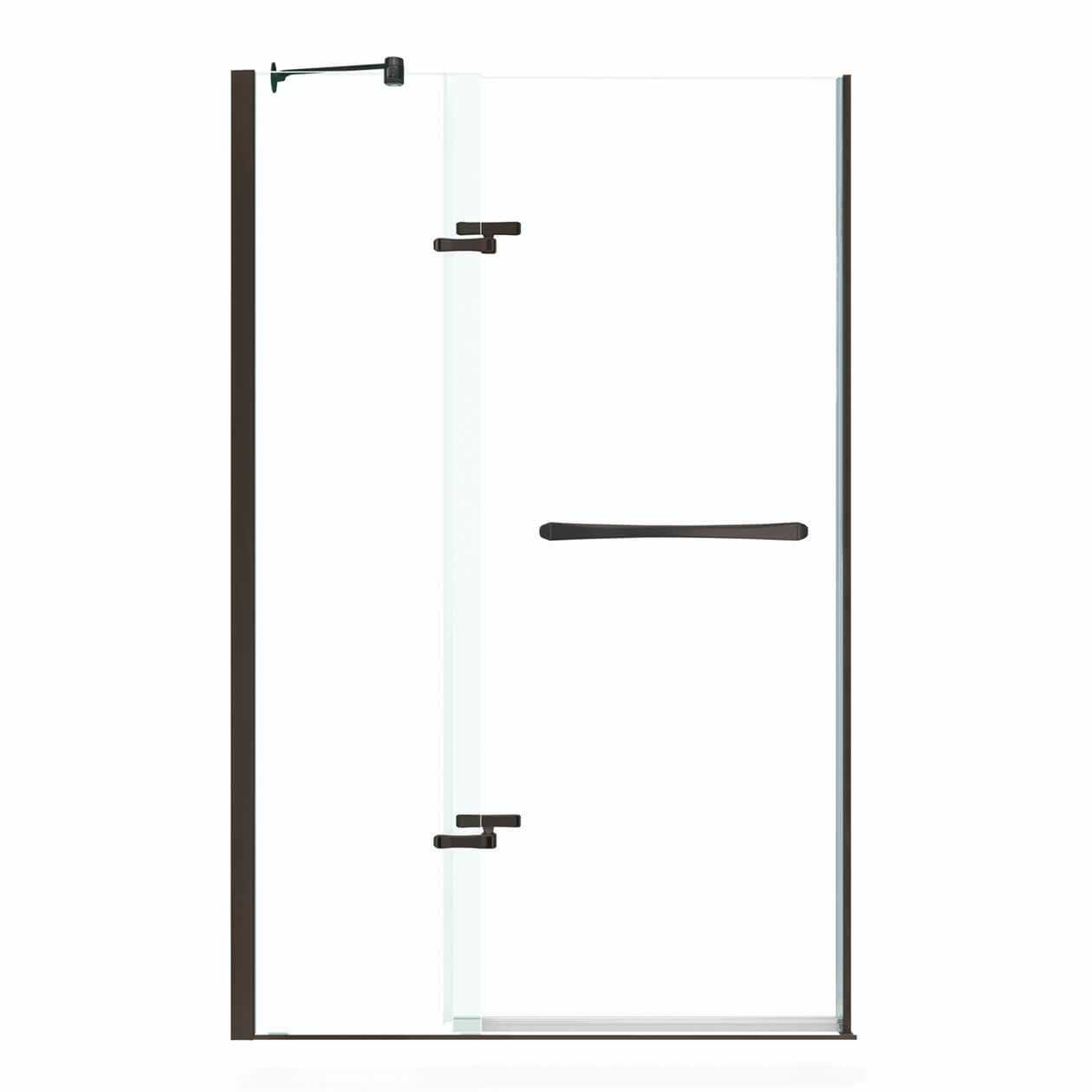 Maax Reveal 71 51 ½-54 ½ x 71 ½ in. 8mm Pivot Shower Door for Alcove Installation with Clear glass