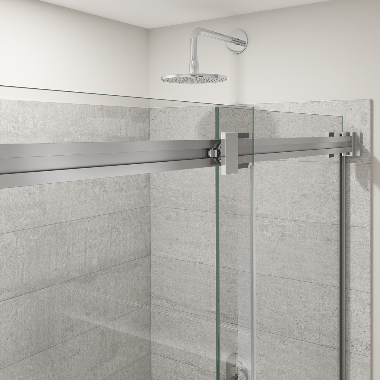 Maax Duel Alto 44-47 X 78 in. 8mm Bypass Shower Door