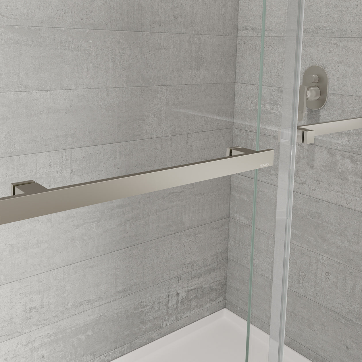 Maax Duel Alto 44-47 X 78 in. 8mm Bypass Shower Door