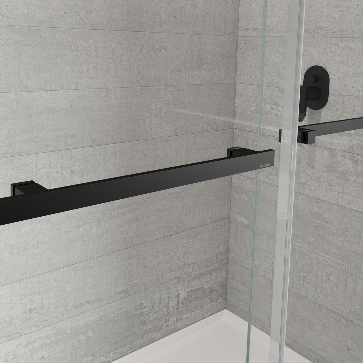 Maax Duel Alto 44-47 X 78 in. 8mm Bypass Shower Door