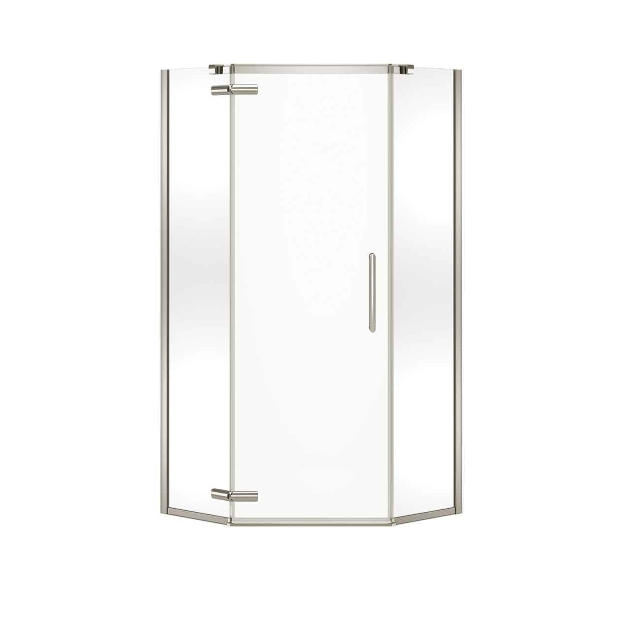 Maax Link Curve Neo-angle 40 x 40 x 75 in. 8mm Pivot Shower Door for Corner Installation with Clear glass