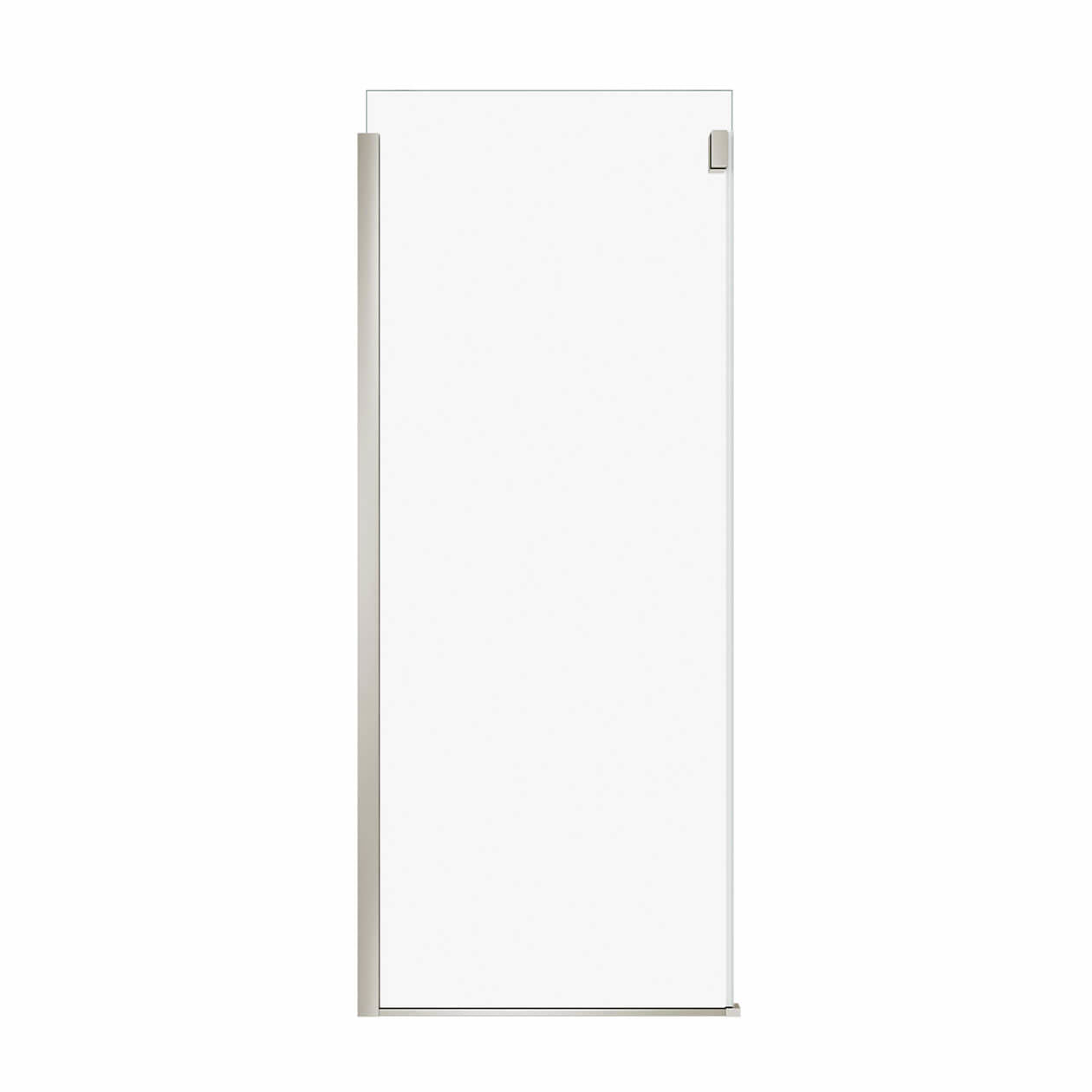 Maax Duel and Inverto Return Panel for 36 in. Base with Clear glass