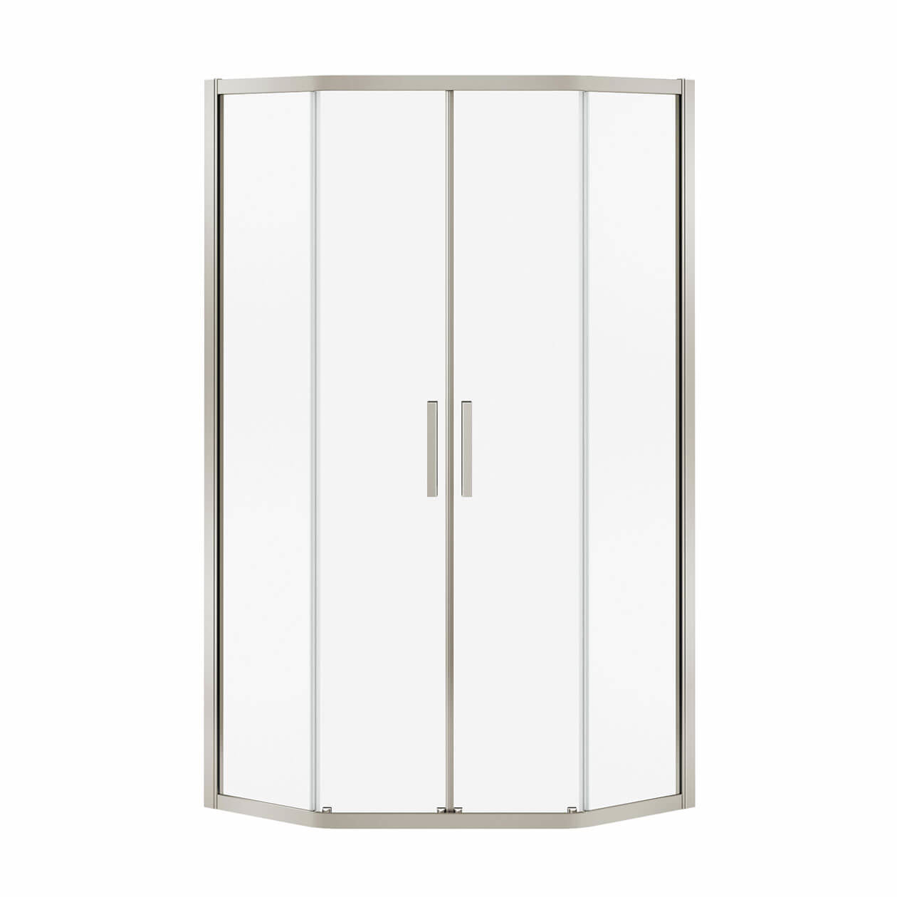Maax Radia Neo-angle 36 x 36 x 71 ½ in. 6 mm Sliding Shower Door for Corner Installation with Clear glass