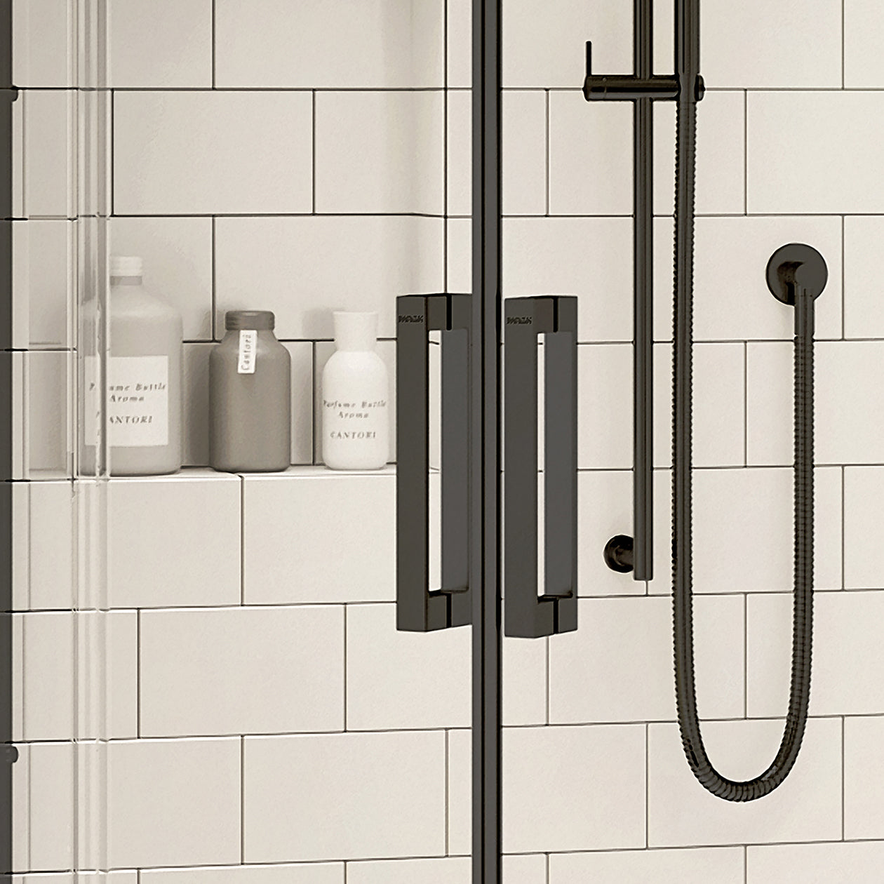 Maax Radia Neo-angle 40 x 40 x 71 ½ in. 6mm Sliding Shower Door