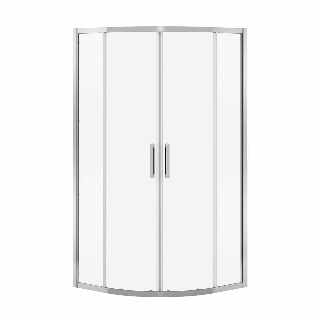 Maax Radia Neo-round 36 x 36 x 71 ½ in. 6mm Sliding Shower Door for Corner Installation with Clear glass