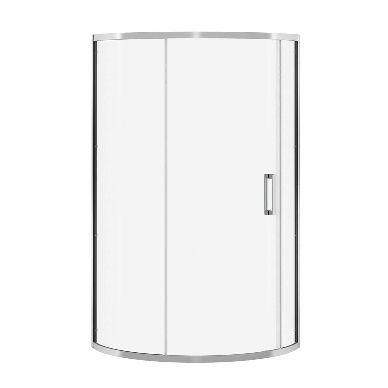 Maax Radia Round 36 x 36 x 71 ½ in. 6mm Sliding Shower Door for Corner Installation with Clear glass