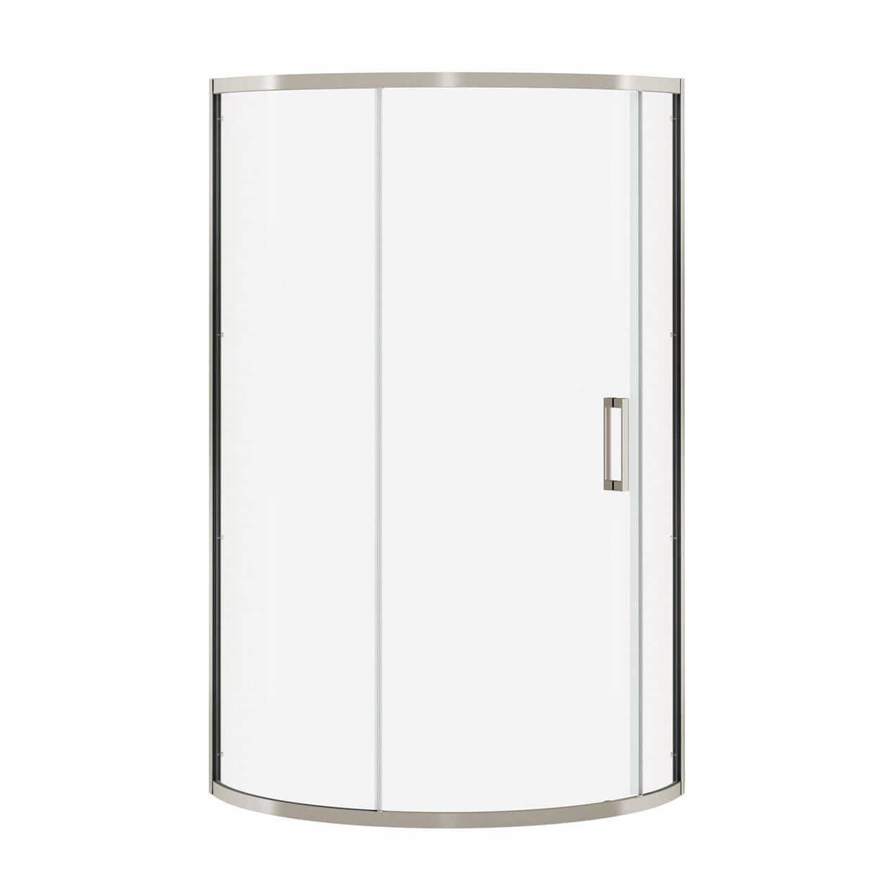 Maax Radia Round 36 x 36 x 71 ½ in. 6mm Sliding Shower Door for Corner Installation with Clear glass