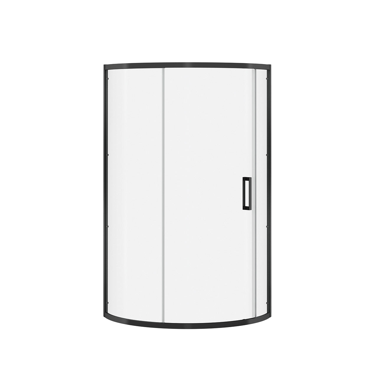 Maax Radia Round 36 x 36 x 71 ½ in. 6mm Sliding Shower Door for Corner Installation with Clear glass