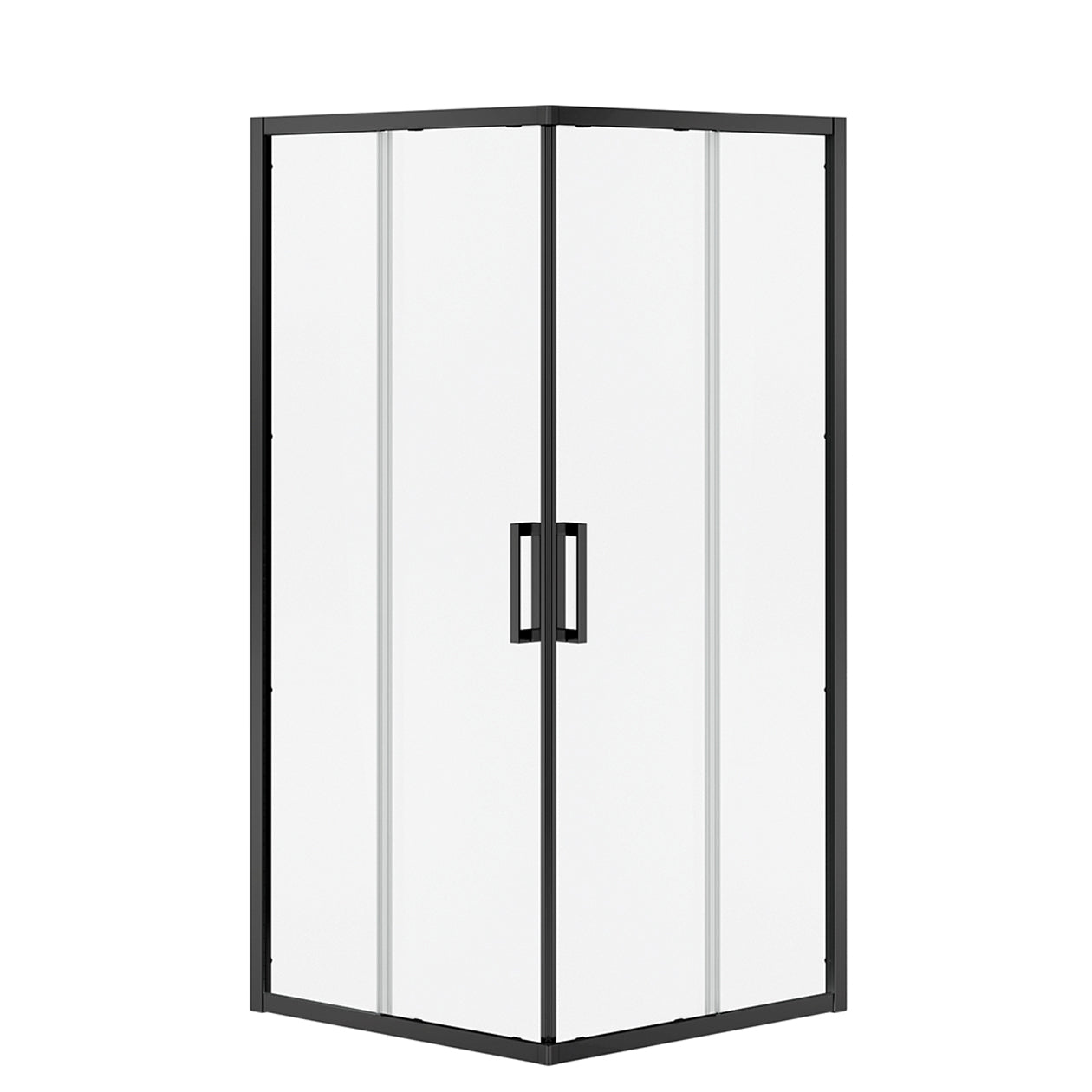 Maax Radia Square 36 x 36 x 71 ½ in. 6mm Sliding Shower Door for Corner Installation