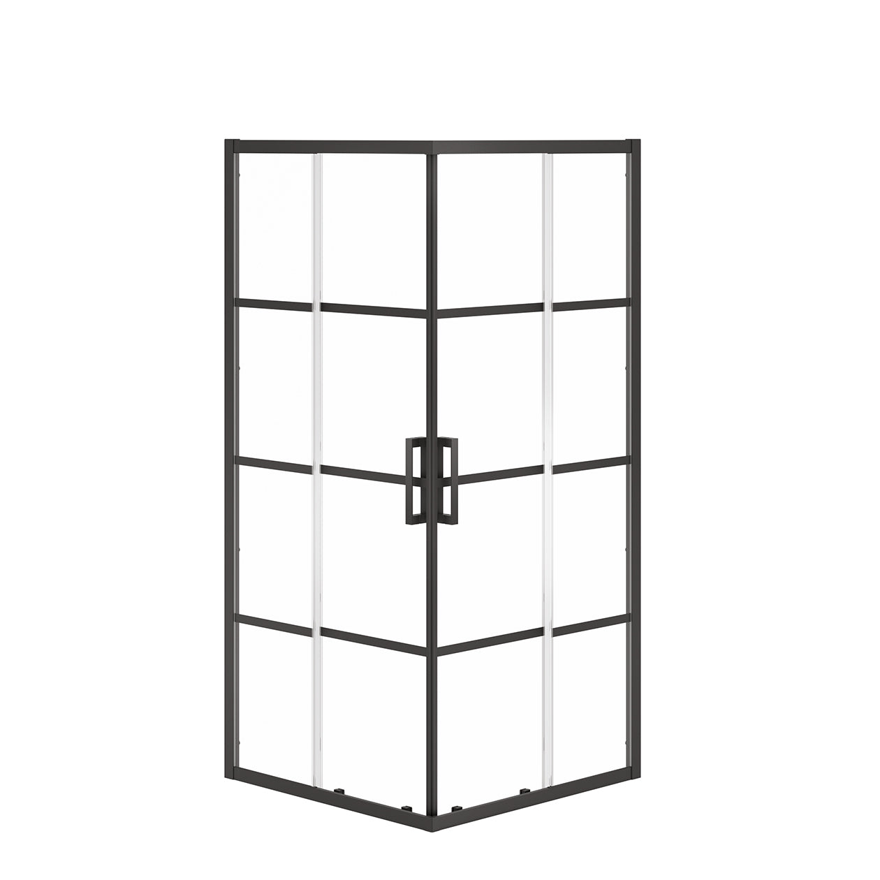 Maax Radia Square 36 x 36 x 71 ½ in. 6mm Sliding Shower Door for Corner Installation