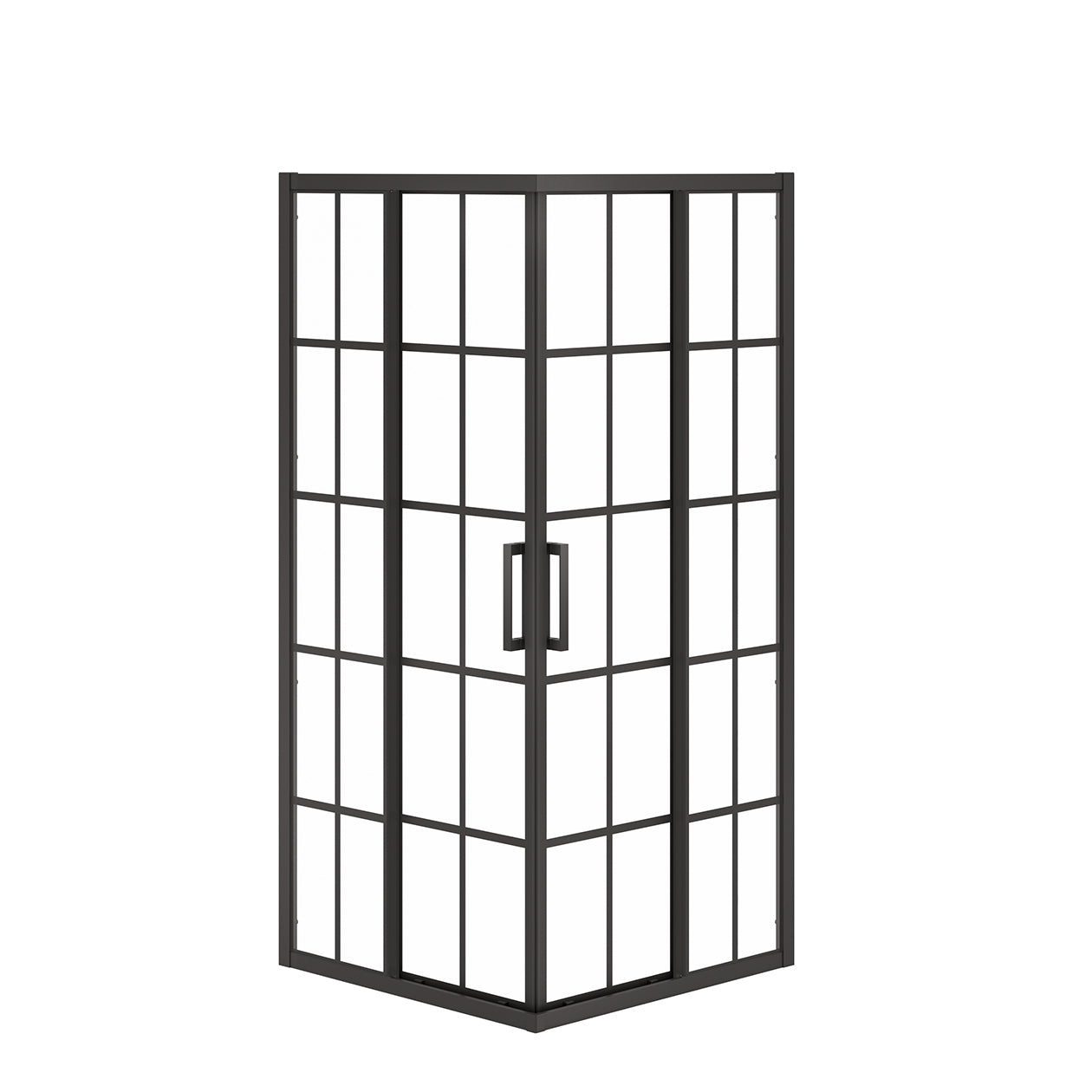 Maax Radia Square 36 x 36 x 71 ½ in. 6mm Sliding Shower Door for Corner Installation