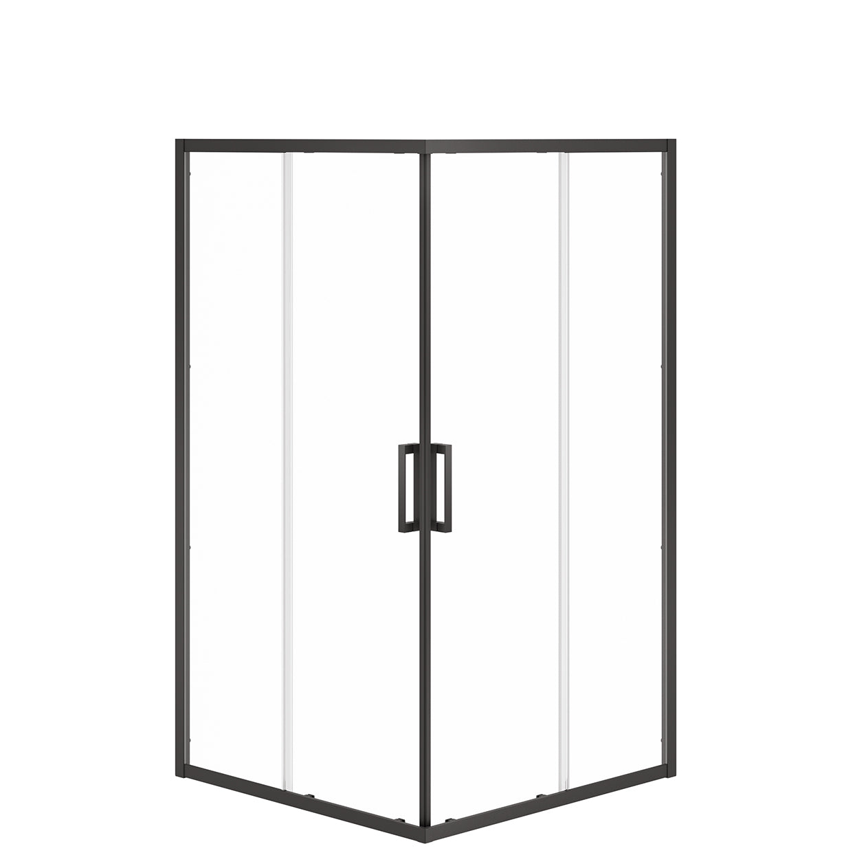 Maax Radia Square 42 x 42 x 71 ½ in. 6 mm Sliding Shower Door for Corner Installation