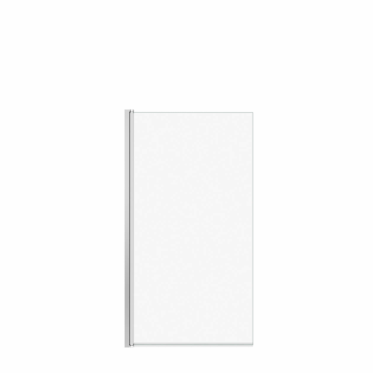 Maax Edge 30 x 55 ½ in. 6 mm Tub Screen for Alcove Installation with Clear glass in Chrome