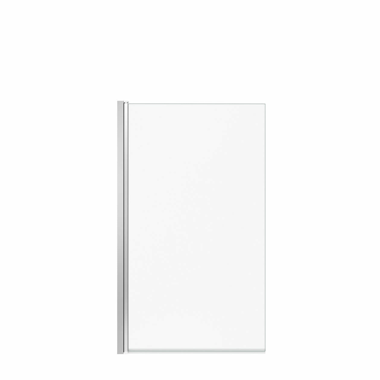 Maax Edge Square 34 x 58 in. 8 mm Tub Screen for Alcove Installation with Clear glass