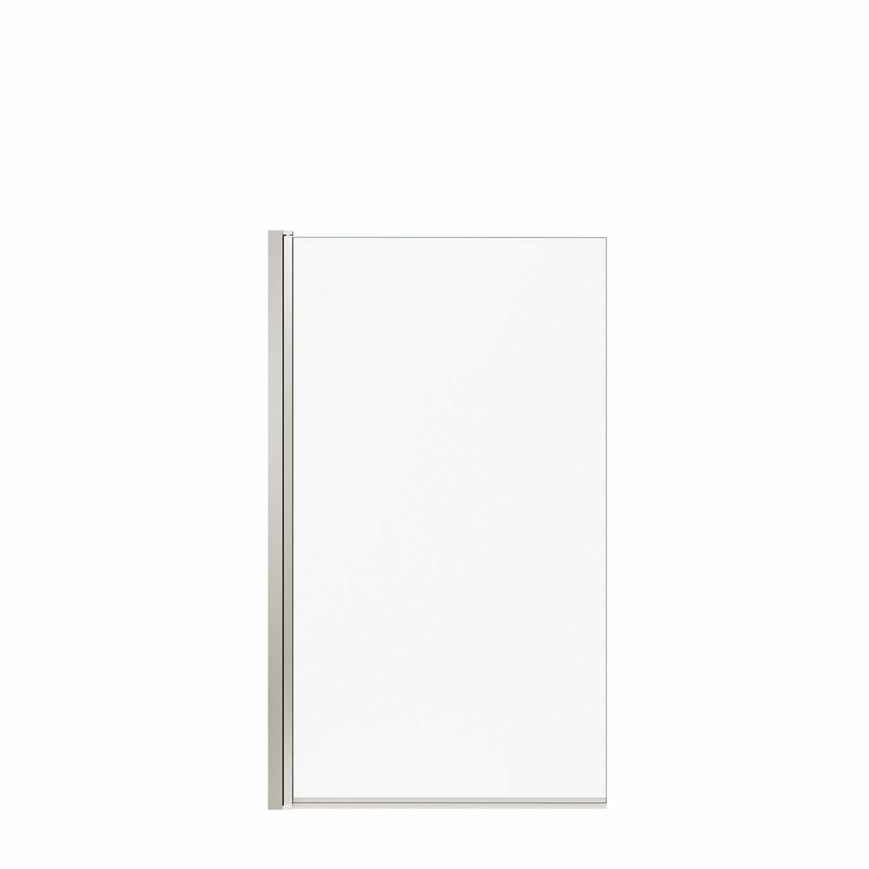 Maax Edge Square 34 x 58 in. 8 mm Tub Screen for Alcove Installation with Clear glass