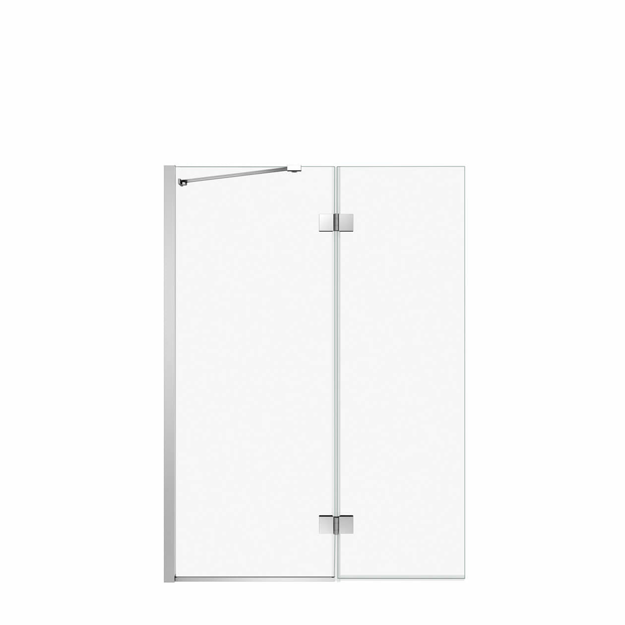 Maax Edge Duo 42 x 58 in. 8 mm Pivot Tub Screen