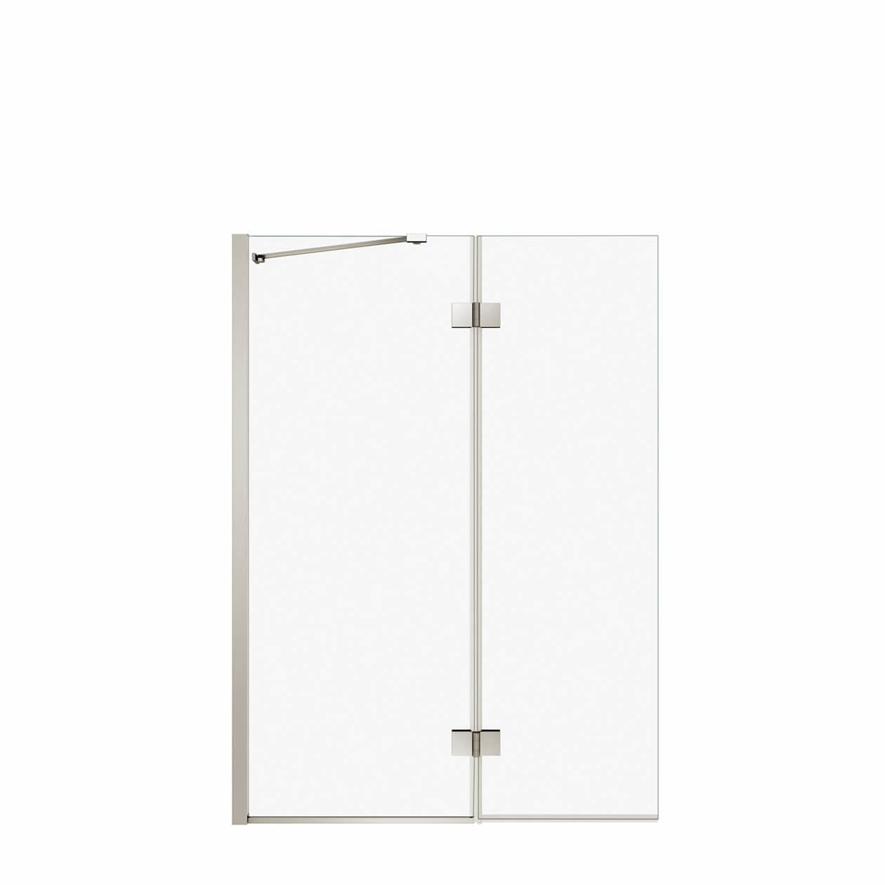 Maax Edge Duo 42 x 58 in. 8 mm Pivot Tub Screen