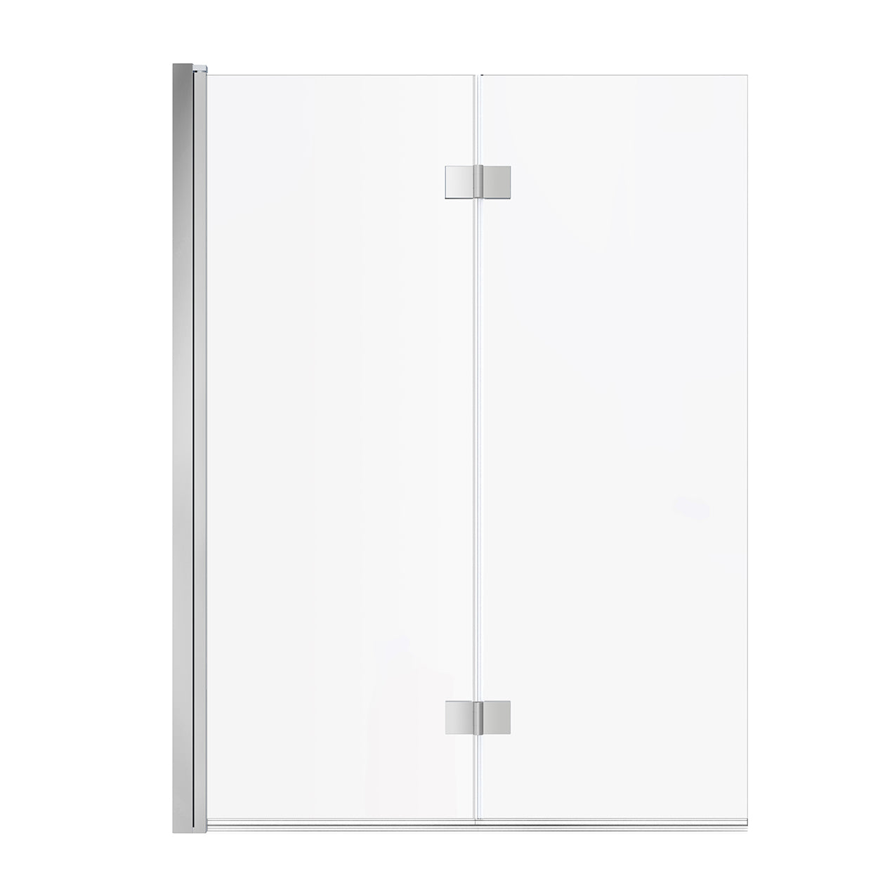 Maax Edge Access 42 x 56 in. 6 mm Pivot Tub Screen for Alcove Installation with Clear glass