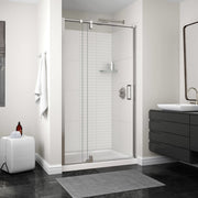 Maax ModulR 48 x 78 in. 8 mm Pivot Shower Door for Alcove Installation with Clear glass
