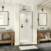 Maax ModulR 34 x 78 in. 8 mm Pivot Shower Door for Alcove Installation with Clear glass