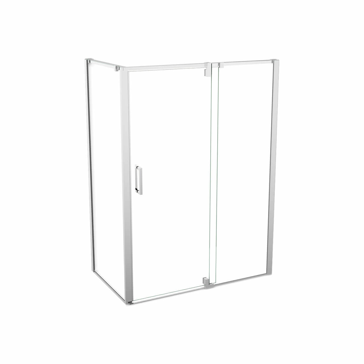 Maax ModulR 60 x 36 x 78 in. 8mm Pivot Shower Door for Corner Installation with Clear glass