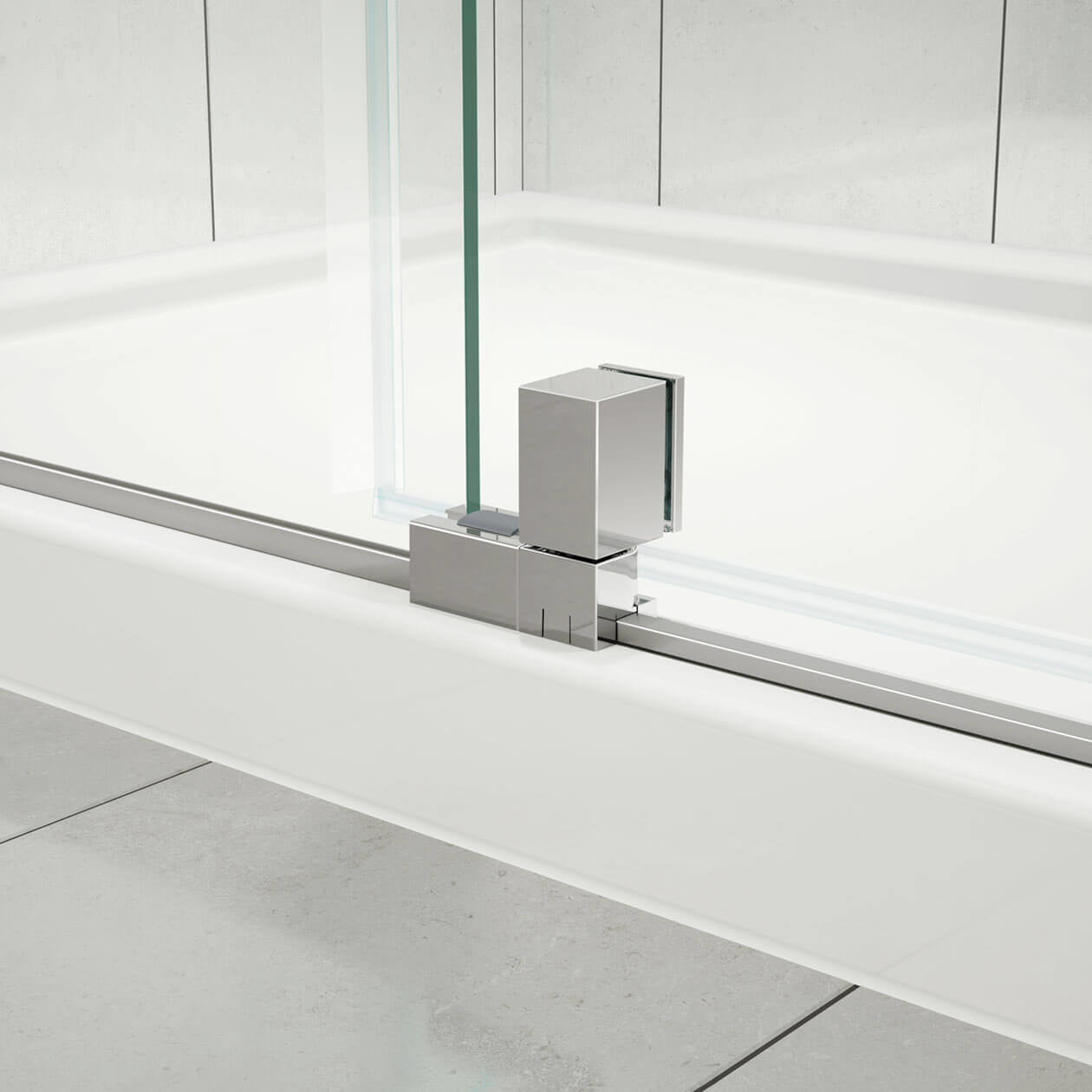 Maax ModulR 60 x 36 x 78 in. 8mm Pivot Shower Door for Corner Installation with Clear glass
