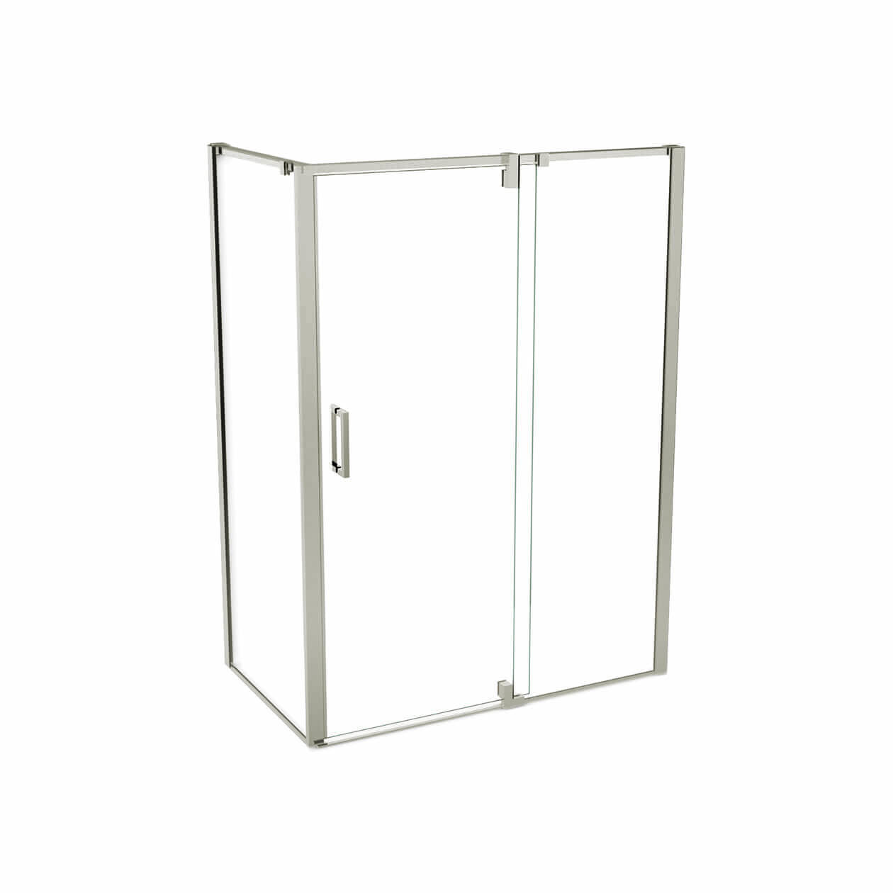 Maax ModulR 60 x 36 x 78 in. 8mm Pivot Shower Door for Corner Installation with Clear glass