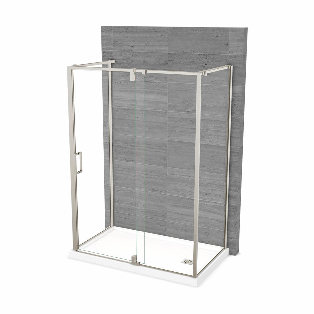 Maax ModulR 60 x 36 x 78 in. 8mm Pivot Shower Door for Wall-mount Installation with Clear glass