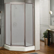 Maax Silhouette Neo-angle 36 x 36 x 70 in. Pivot Shower Door for Corner Installation with glass in Chrome