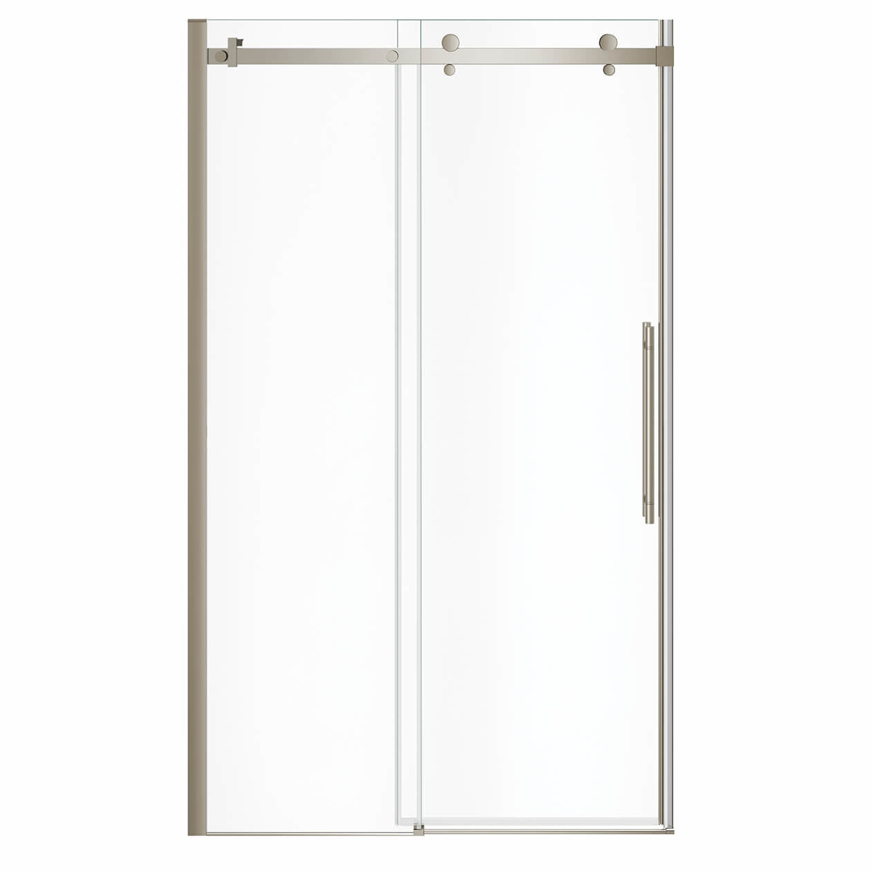 Maax Vela 44 ½-47 x 78 ¾ in. 8mm Sliding Shower Door for Alcove Installation with Clear glass
